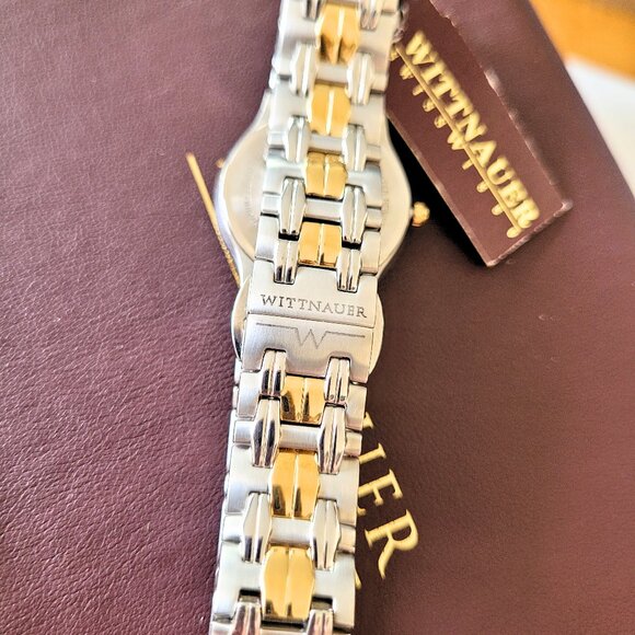 Wittnauer Women's 12P02 Swiss Diamond 2-Tone Watch - Picture 4 of 9